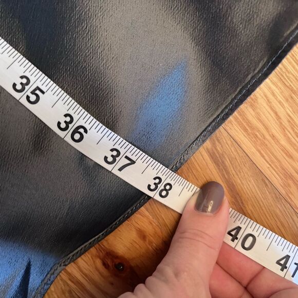 Gunne Sax for Jessica McClintock Dark Gray Metallic Maxi Skirt - Picture 6 of 8